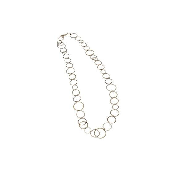 RLM Studio Brass Gold Copper Circle Necklace Multi Sized Hoops 925 NWT - Picture 4 of 5